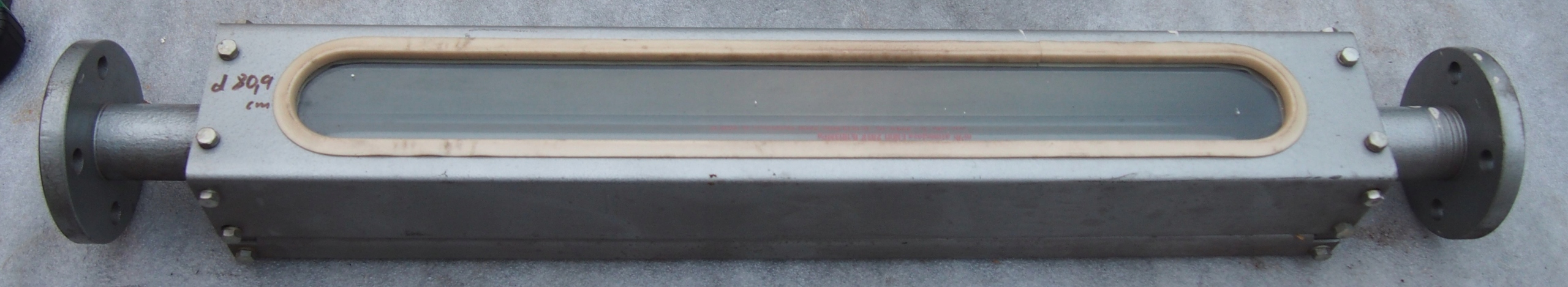 Rotameter RIN-164, priemyselný, nový, 810 mm.