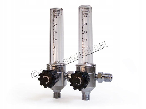 Dvojitý rotameter pre reduktor argónu co2