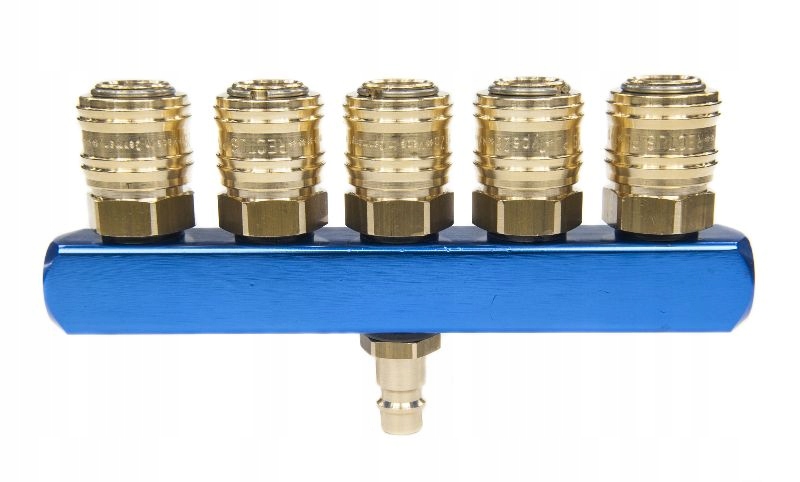 Pneumatika rozdeľovača vzduchu 6 x 1/4 "