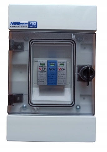 FV rozvádzač 1 MPPT T1 T2 1000V 12,5 kA IP65