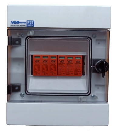 FV rozvádzač 2 MPPT typ C 1000 V IP 65