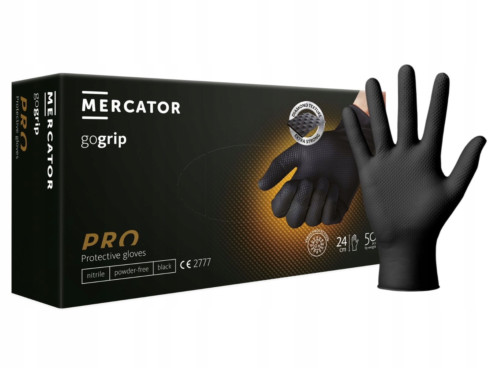 Mercator Medical gogrip rukavice veľkosť 9 - L 50 párov
