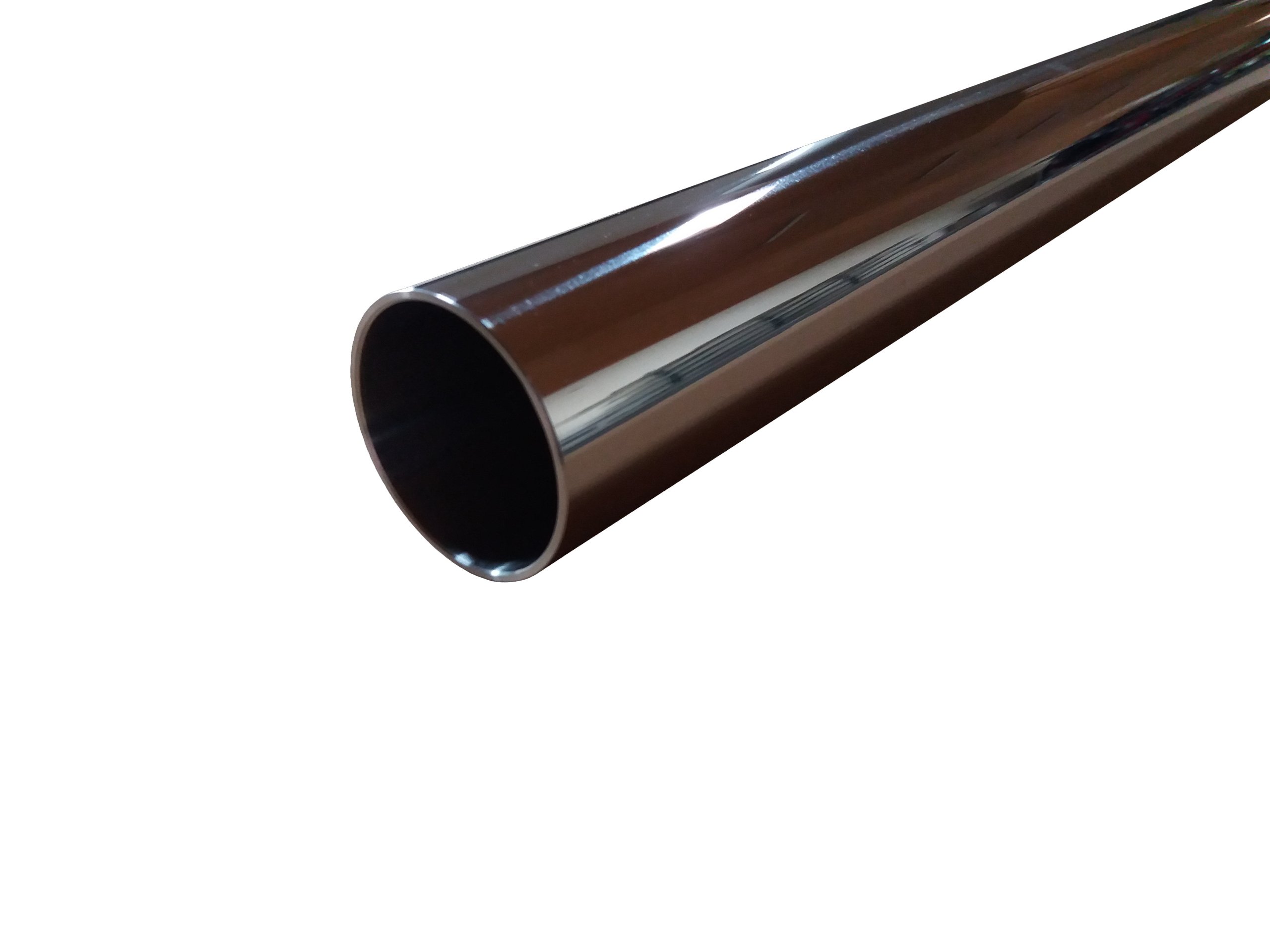 LEŠTENÁ rúra z nehrdzavejúcej ocele 45x3 mm INOX 150 cm