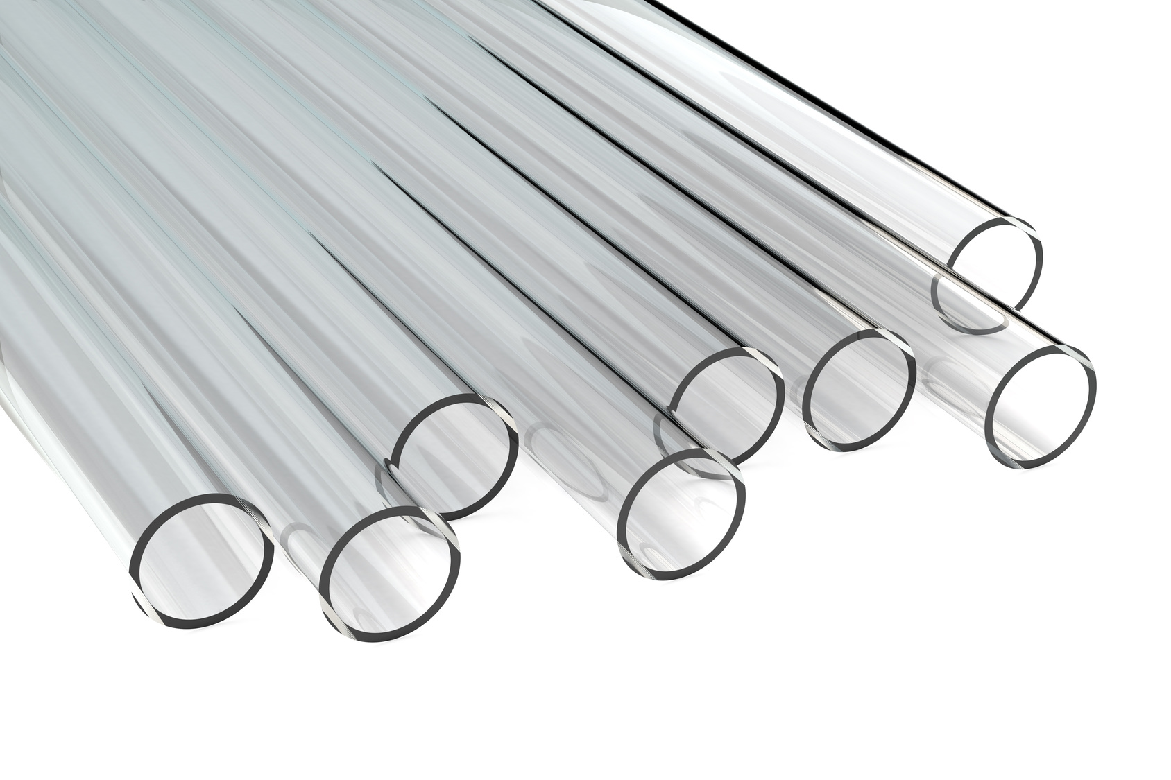 Rúrka z plexiskla, plexiskla, pmma bezfarebná 150/4 mm-1 m