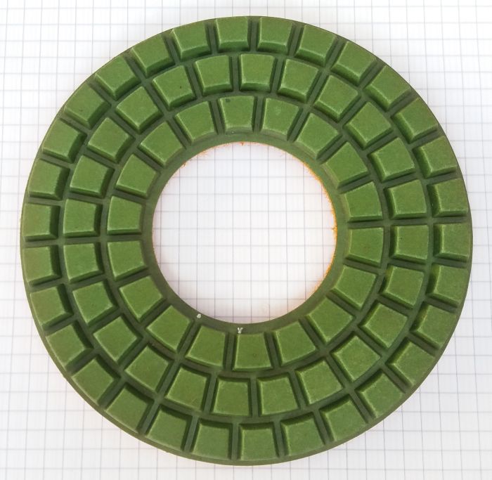 Diamantový suchý zips na kameň 125mm gran.500