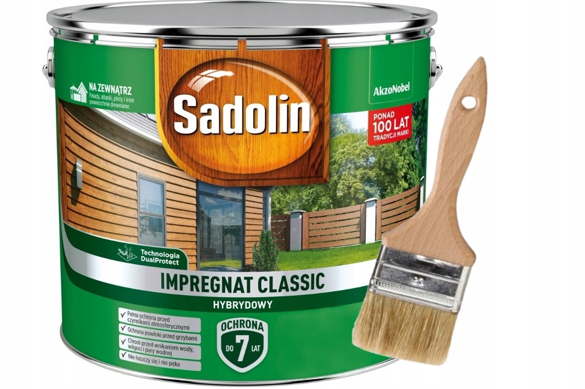 Hybridná impregnácia na drevo Sadolin Classic 9 l