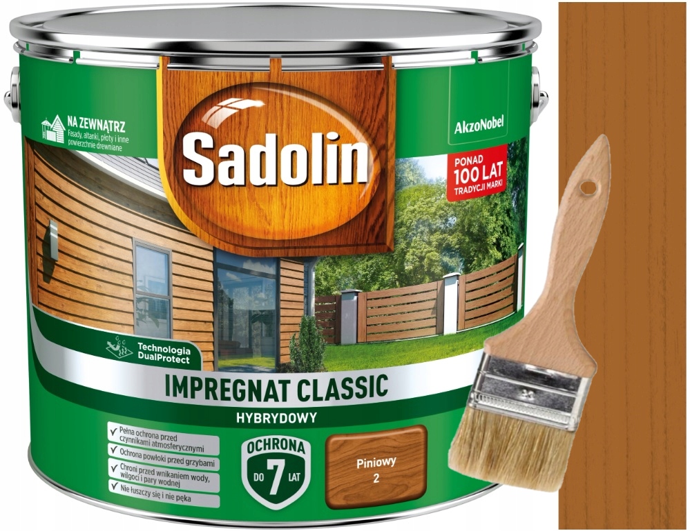 Sadolin 5327517 Impregnácia borovicového dreva 9 l