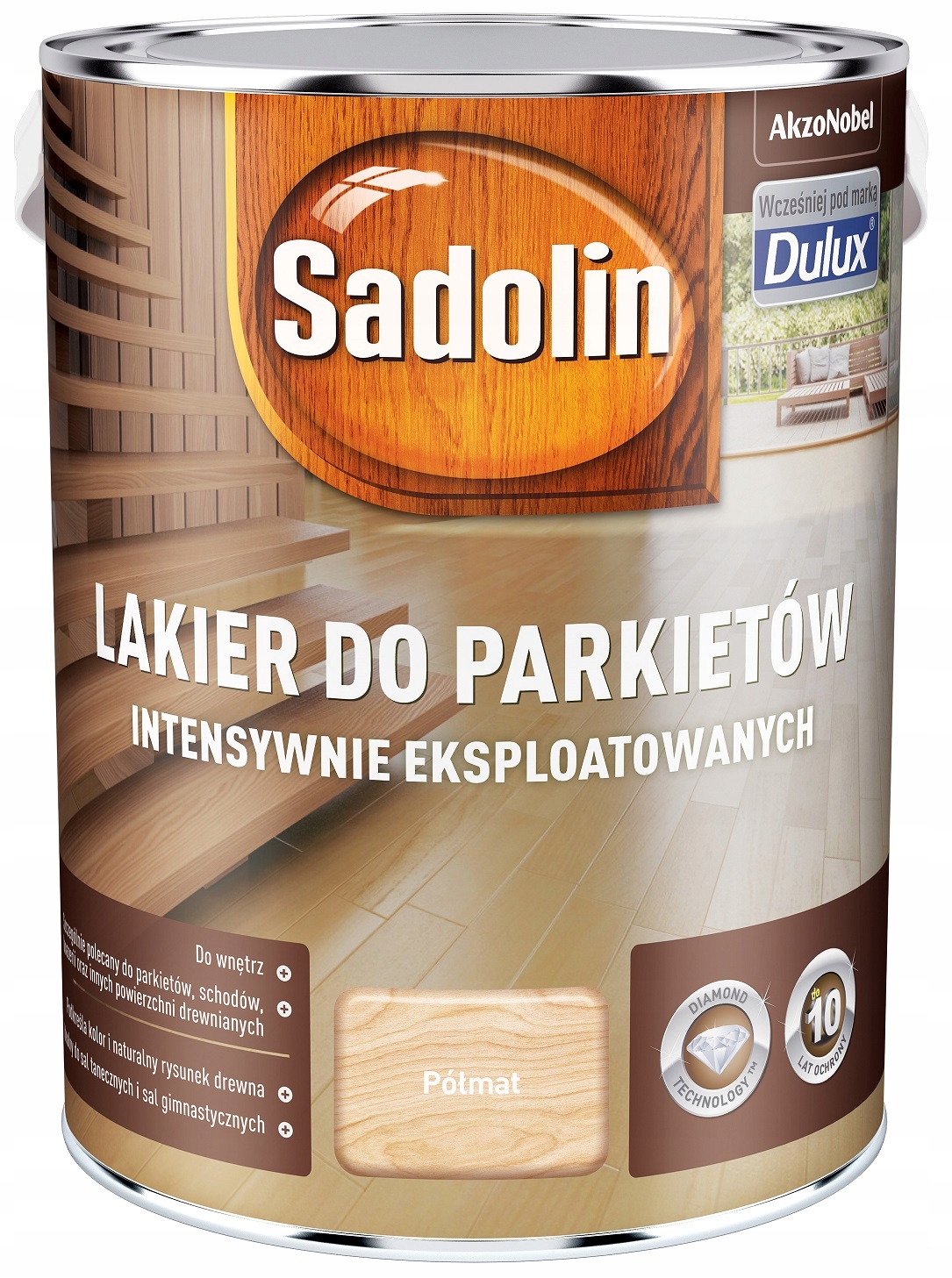 Sadolin 5234506 lak na parkety, bezfarebný, 5 l