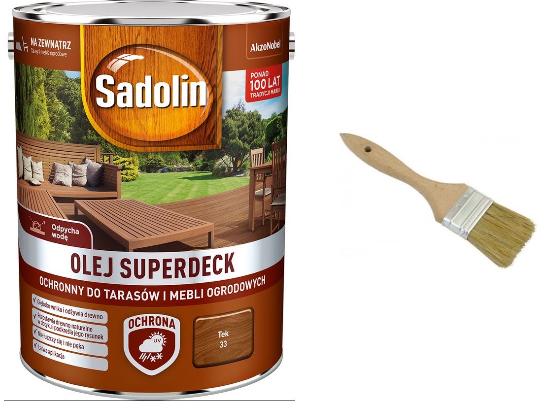 Sadolin Superdeck Tek olej na drevo 5 l