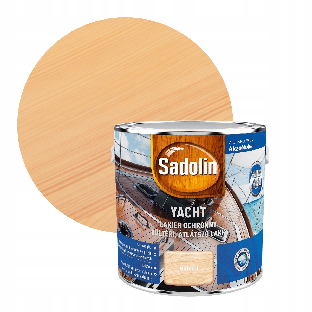 Sadolin ochranný lak 2,5 l polomat