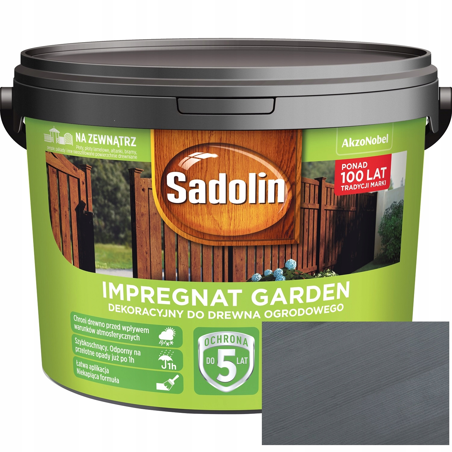 Sadolin GARDEN Impregnácia dreva Sivá 9L