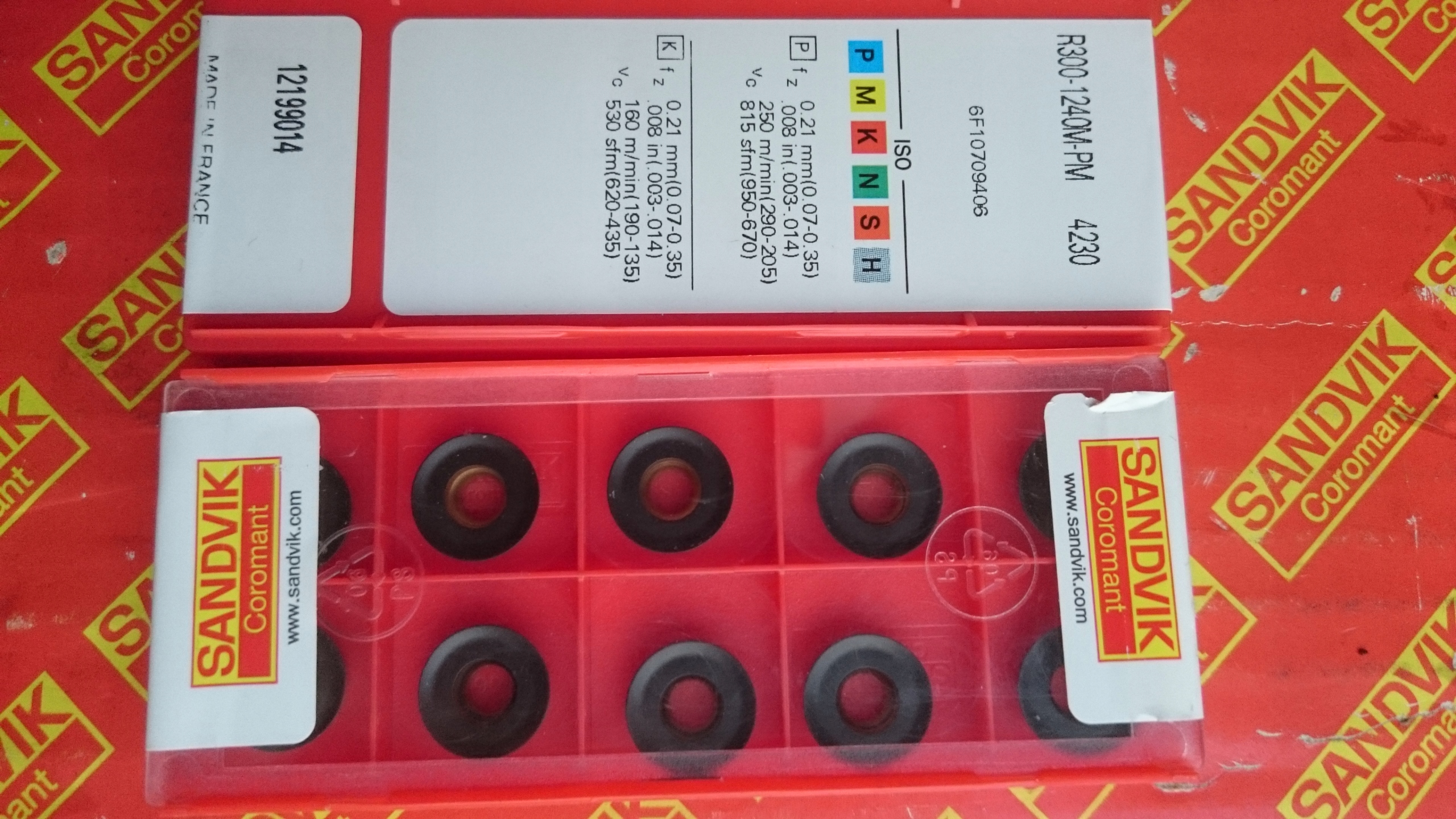SANDVIK R300-1240 M-PM 4230. a ďalšie