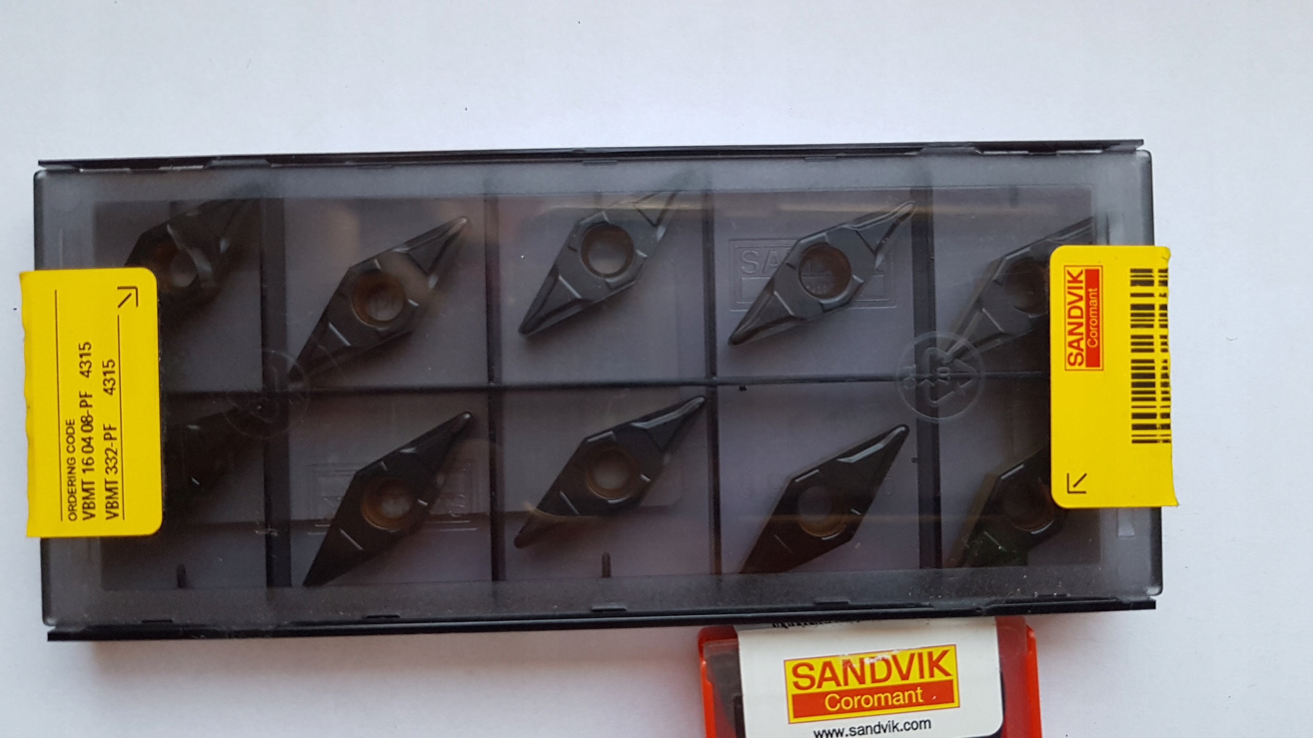 SANDVIK VBMT160408-PF 4315. a ďalšie