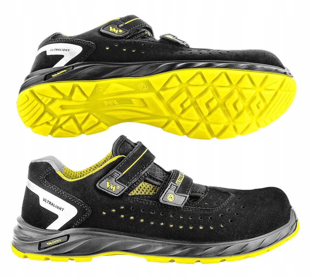 Pracovná obuv sandále VM Footwear Pracovné sandále S1PESD SRC veľkosť 48