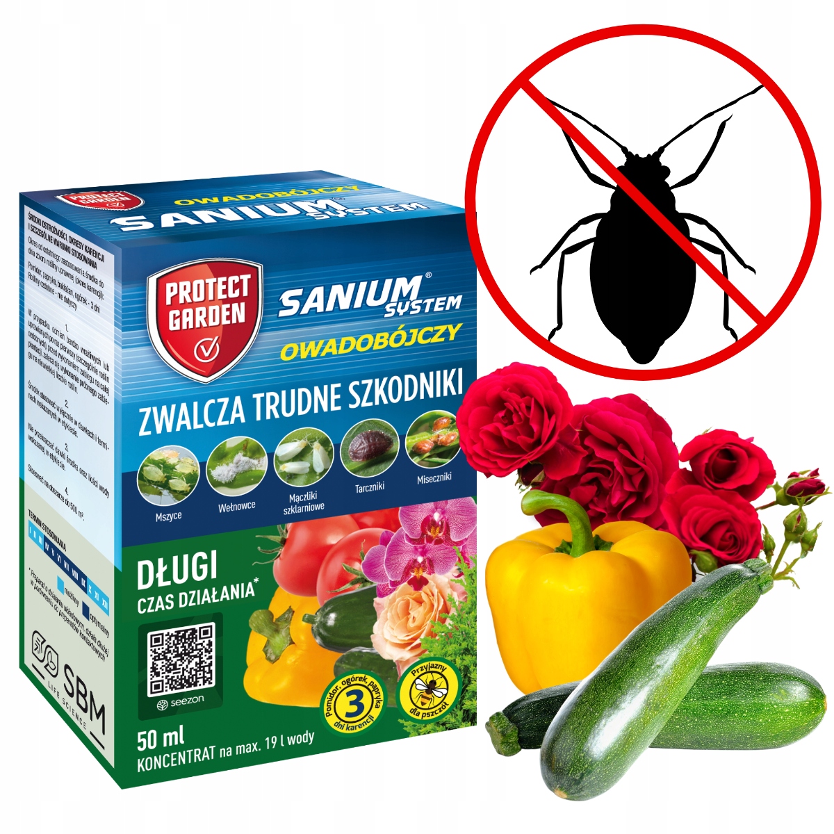 SANIUM INSEKTICÍDNY SYSTÉM BOJ S PESTS PROTECT GARDEN 50ML