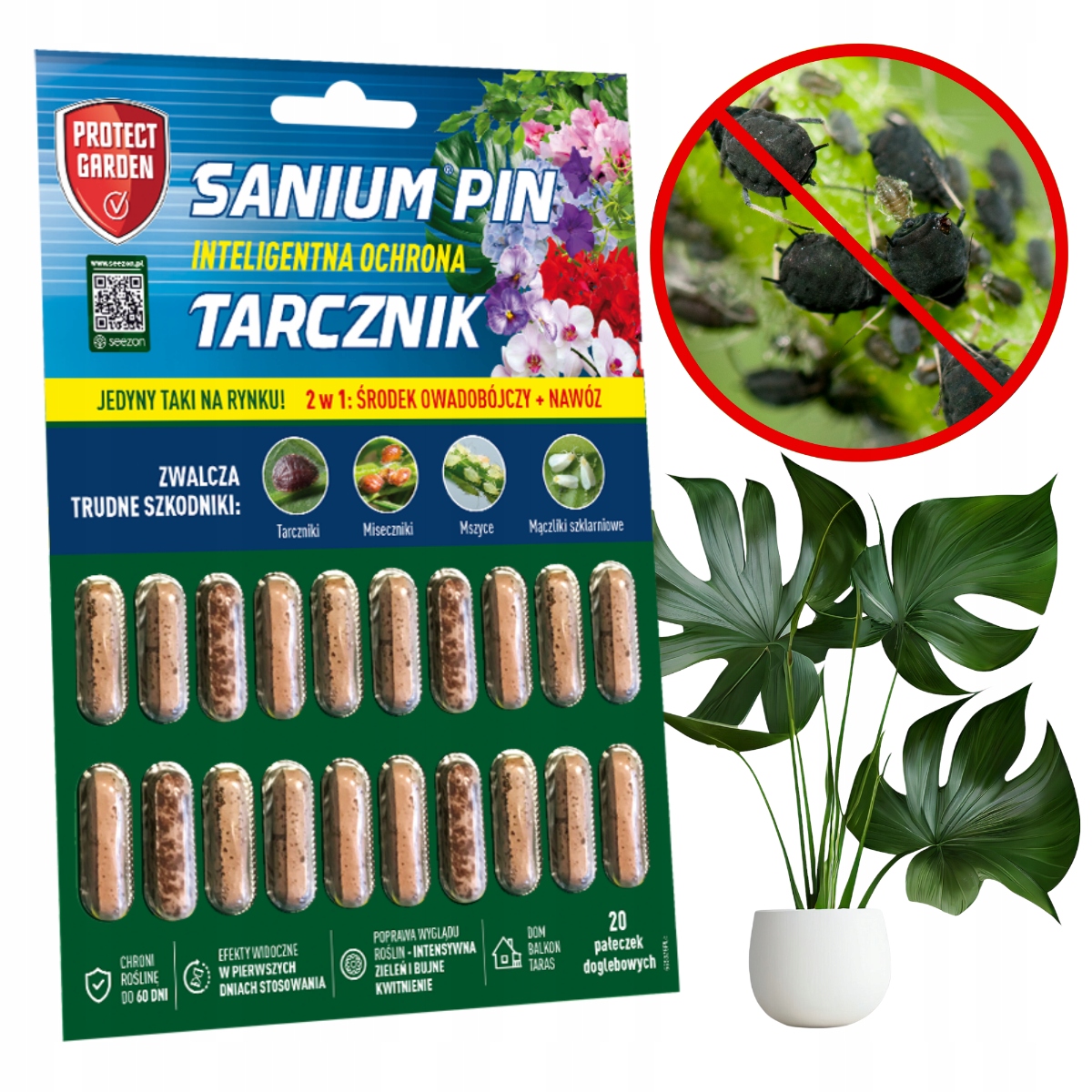 SANIUM PIN INTELIGENTNÁ OCHRANA 2V1 PROTECT GARDEN