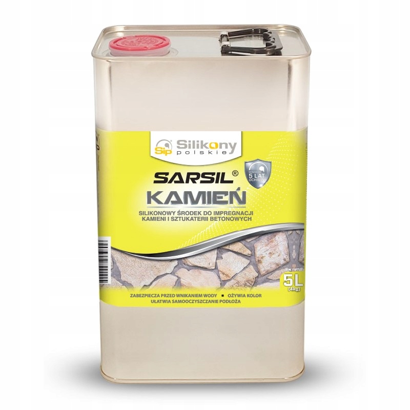 Silikónový kamienkový hydrofobizátor Sarsil Stone 5 l
