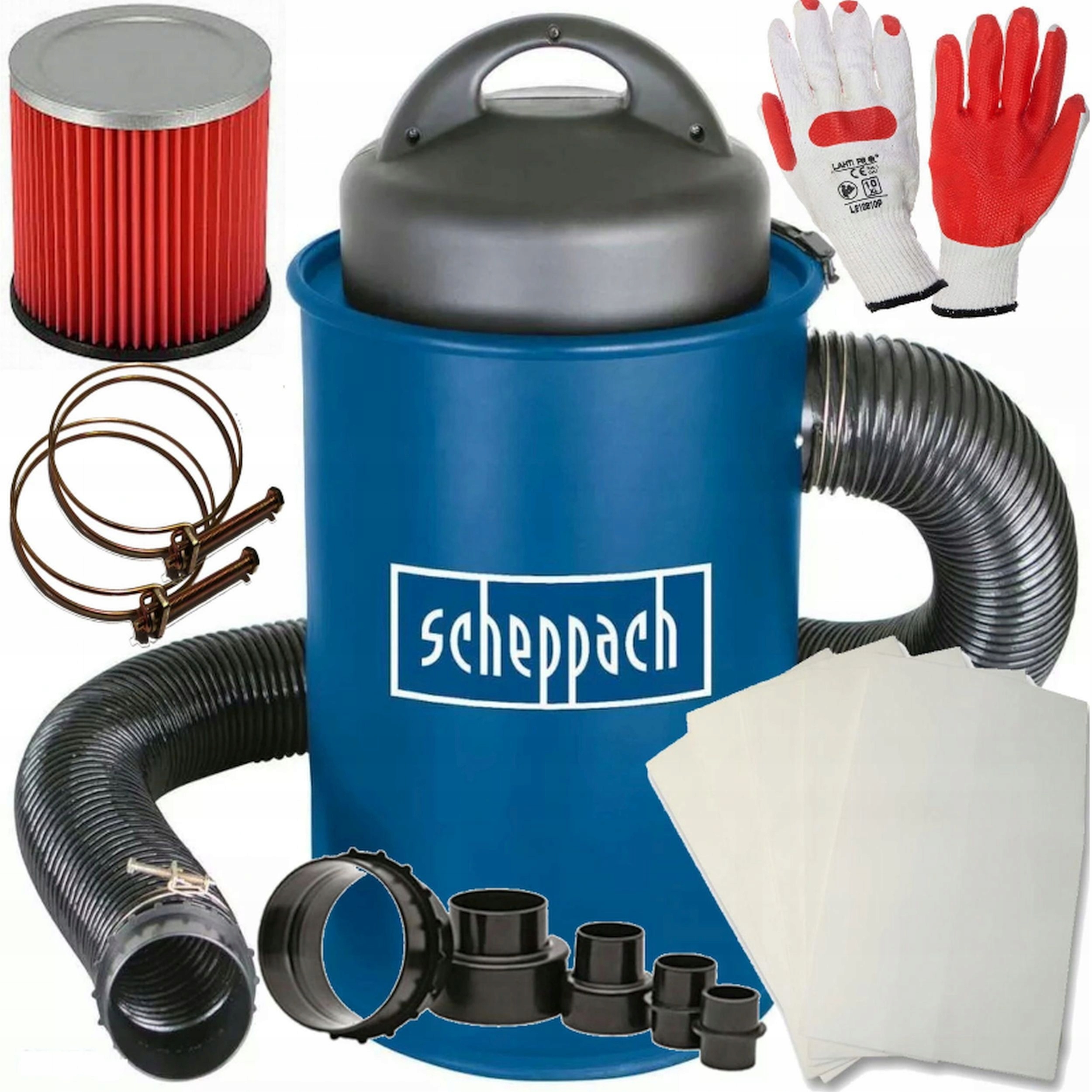 SCHEPPACH extrakcia, extrakcia triesok HA1000
