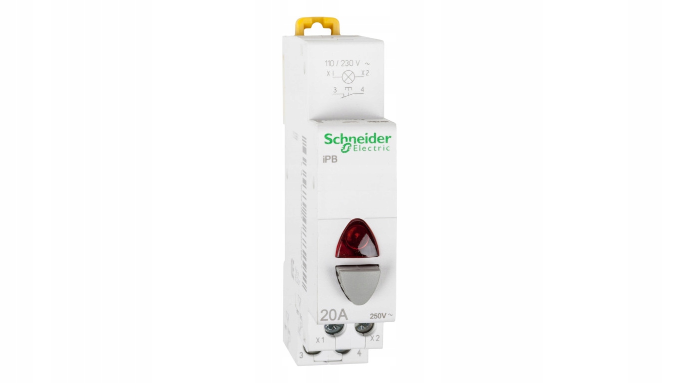 SCHNEIDER ELECTRIC Modulárne tlačidlo 20A 1R so žiarovkami