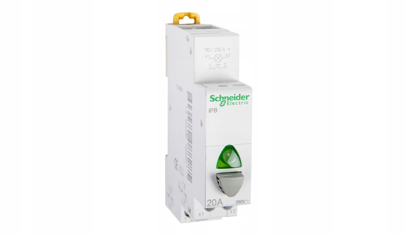SCHNEIDER ELECTRIC Modulárne tlačidlo 20A 1Z so žiarovkami
