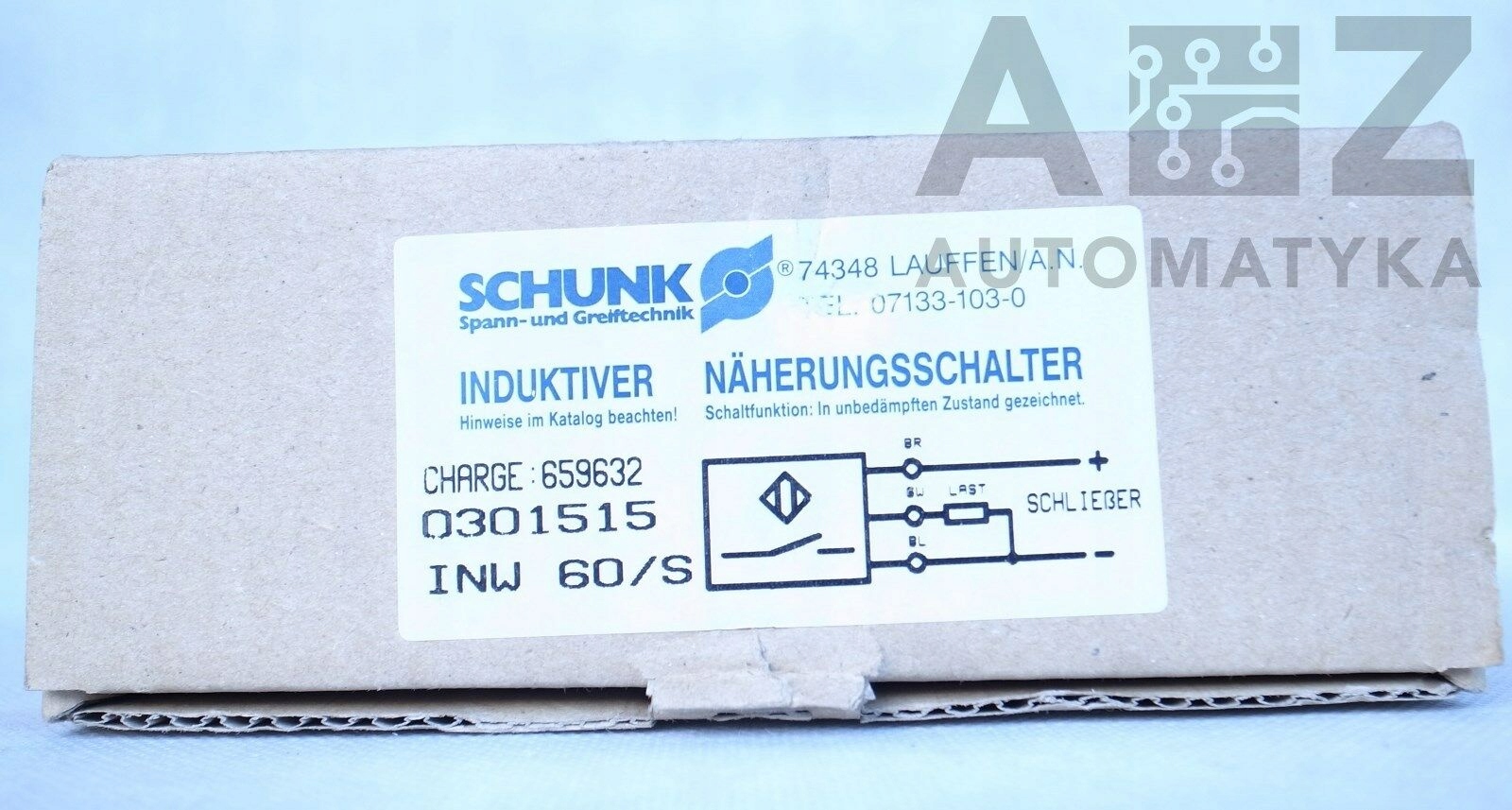 SCHUNK 0301515 INW 60 / S INW60 / S 659632! NOVÝ!