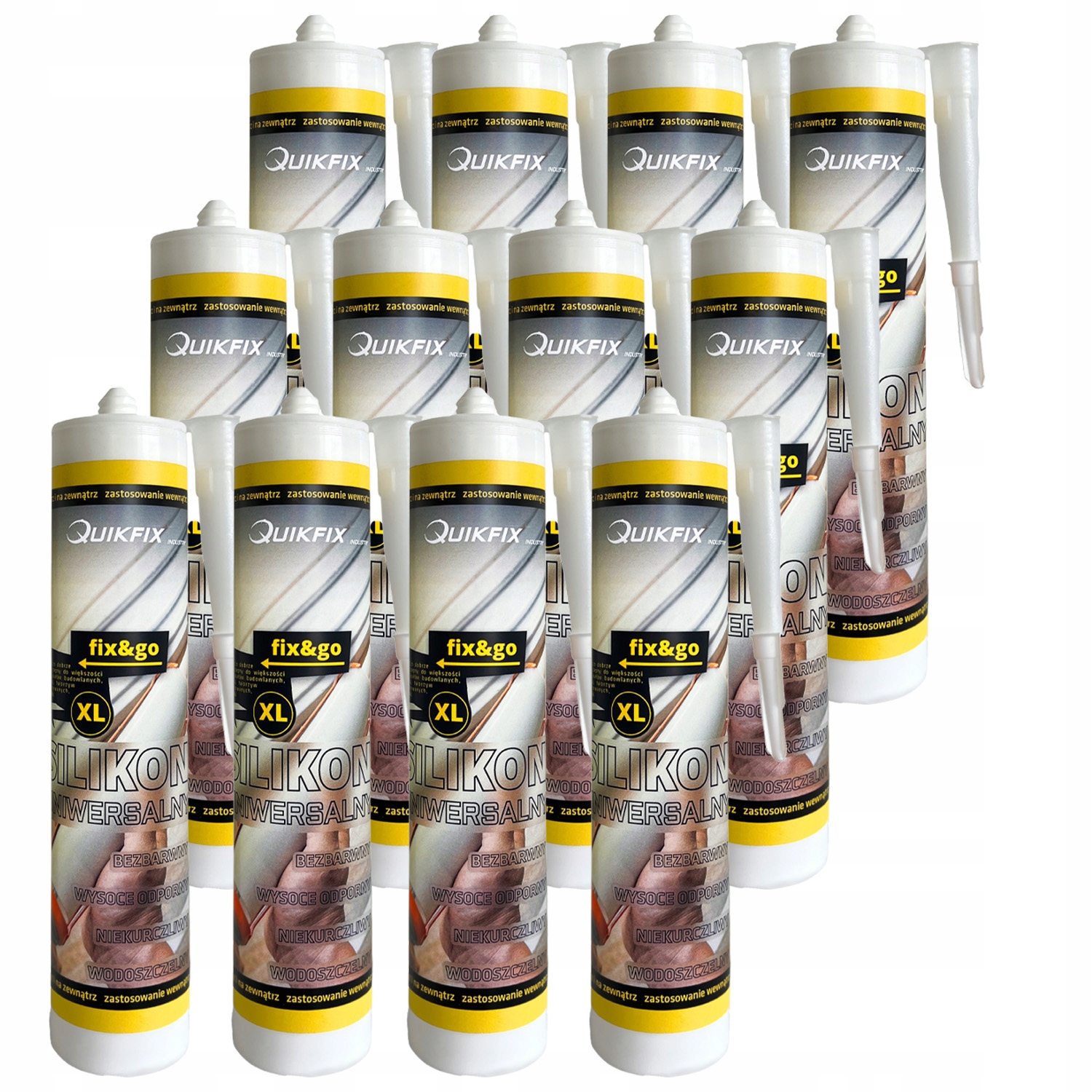 Quikfix silikón, bezfarebný, 280 ml