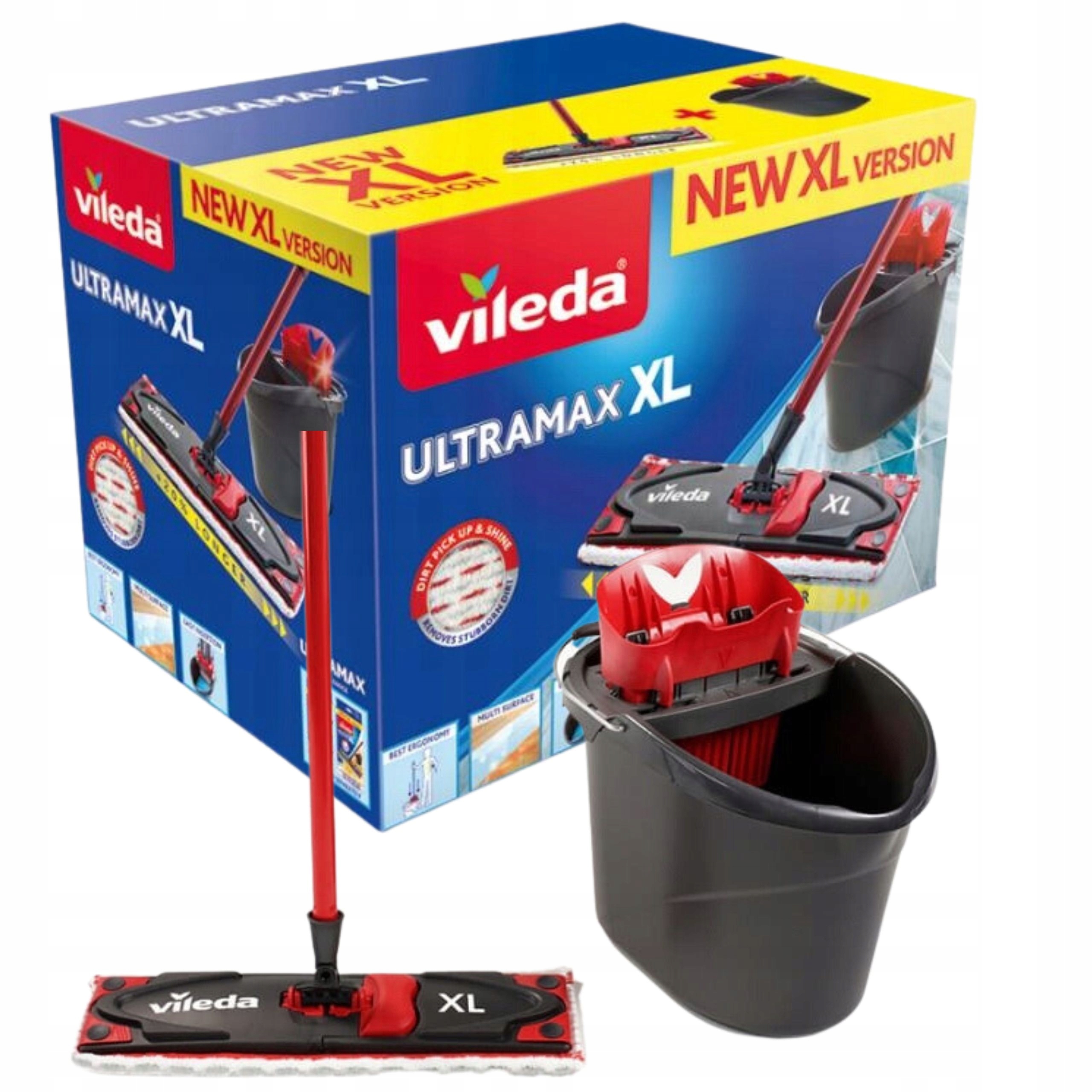 Vileda Ultramax BOX XL vedierko a plochý mop 42 cm