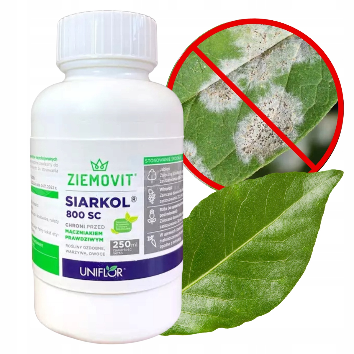 Siarkol 800 SC - Chráni pred múčnatkou - 250 ml Ziemovit