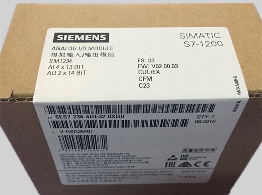 SIEMENS S7-1200 SM1234 4AI / 2AO 6ES7234-4HE32-0XB0