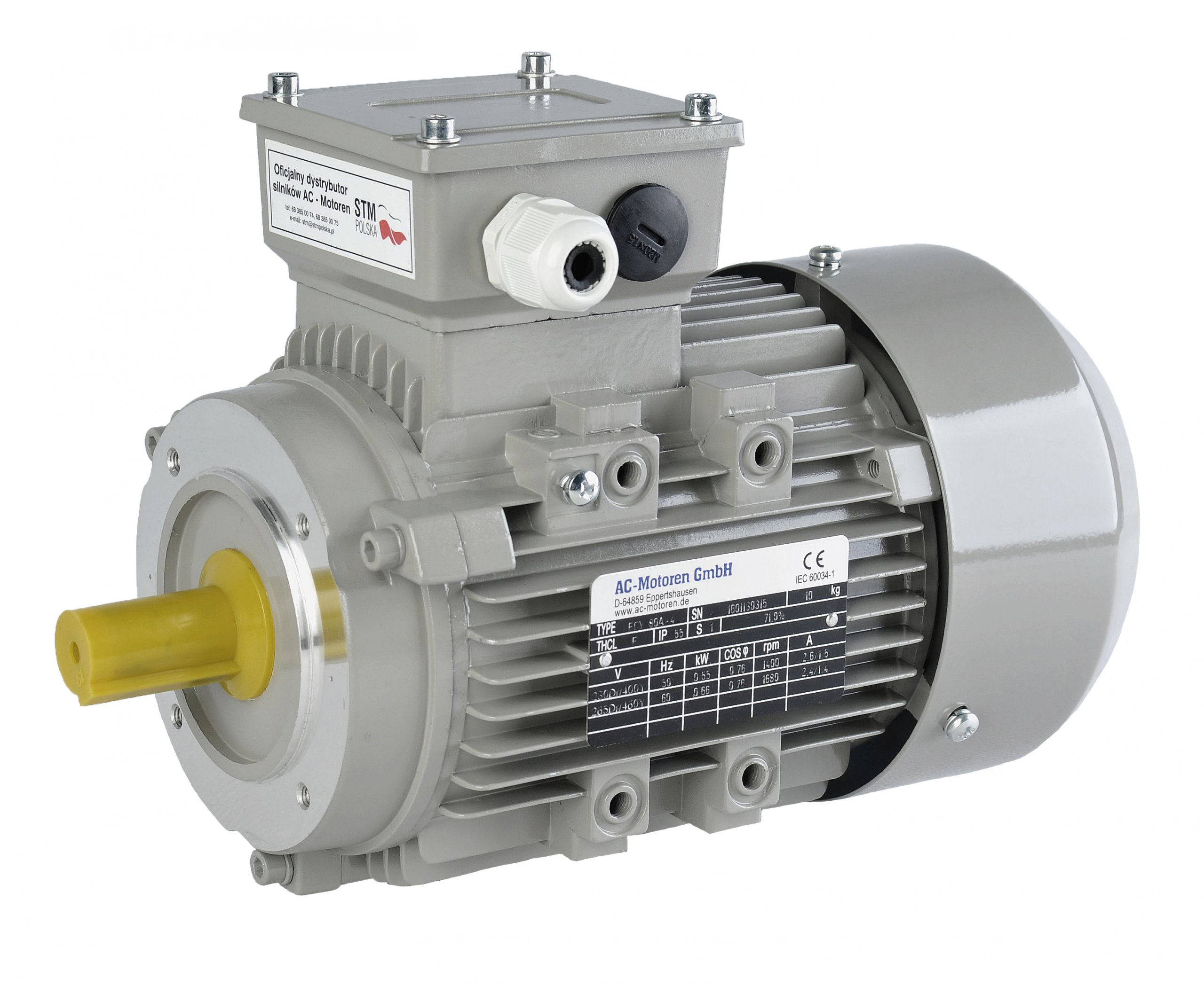 ELEKTRICKÝ MOTOR 0,55 KW 1400 3 fázové striedavé motory