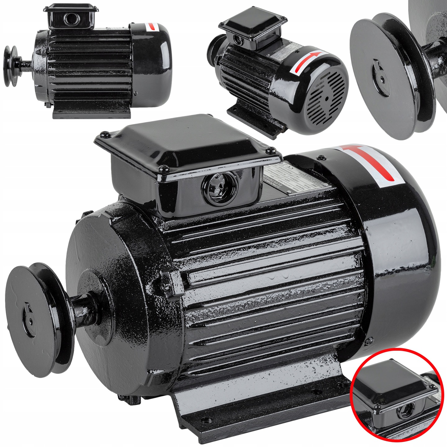 1FÁZOVÝ ELEKTRICKÝ MOTOR 1,5kW 230V 1450RPM