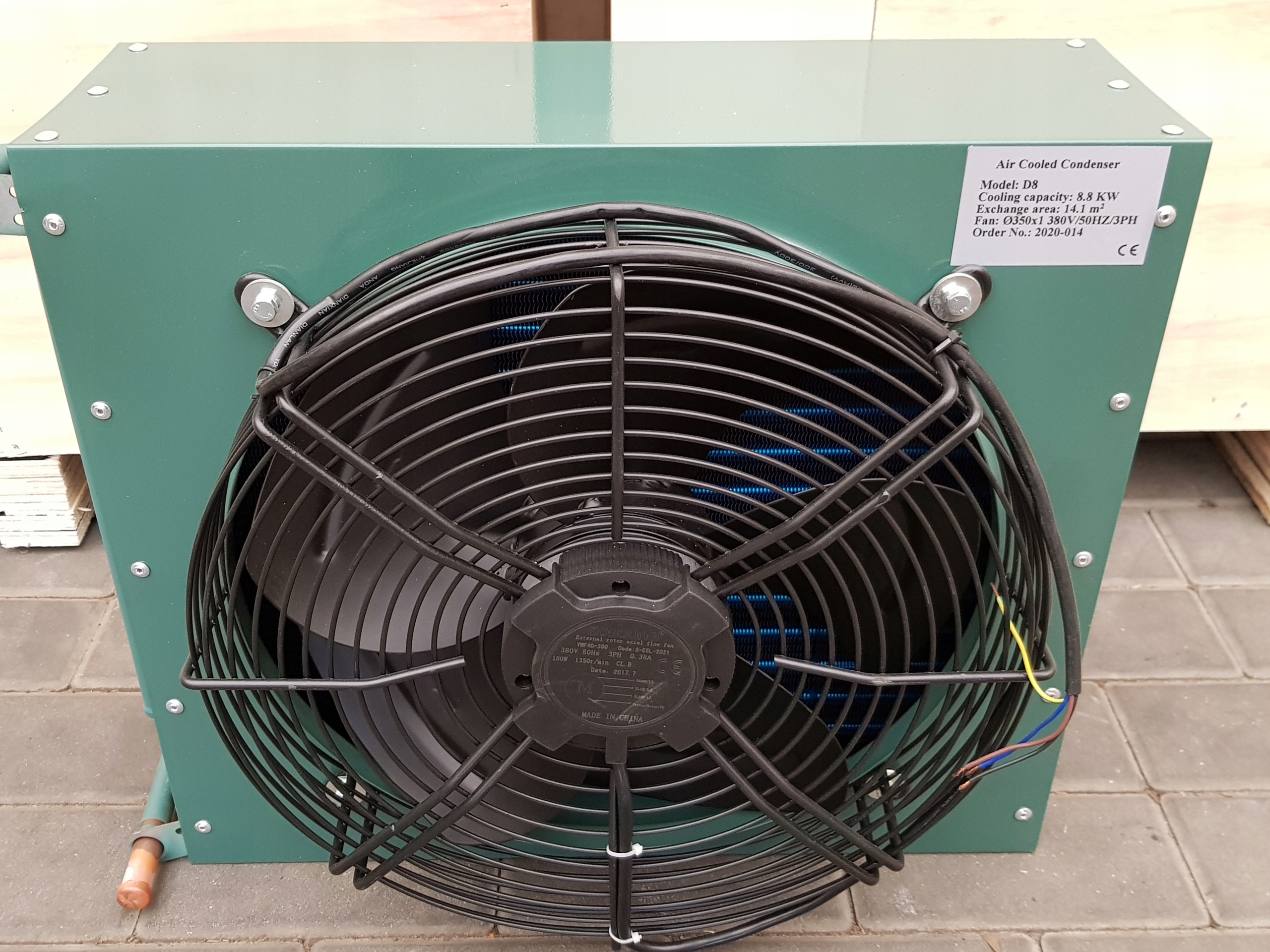 CHLADIACI KONDENZOR VÝMENNÍK CHLADIČA D8, 8,8kW