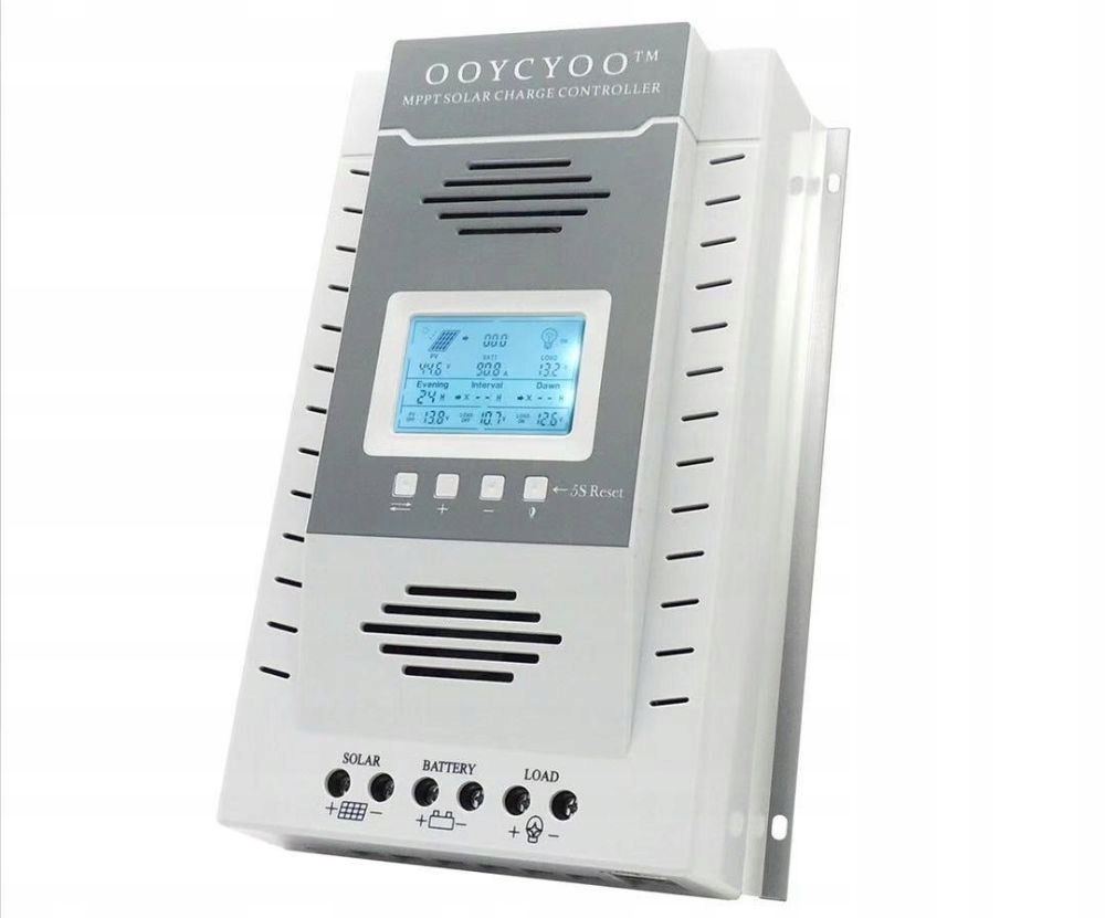 SOLÁRNY REGULÁTOR NABÍJANIA 80A LCD 12V 24V MPPT