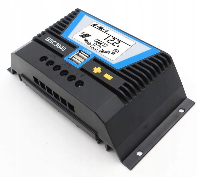 REGULÁTOR SOLÁRNEHO NABÍJANIA PWM 30A 12 / 24V / 36V / 48V