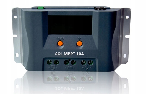 OVLÁDAČ SOLARNÉHO NABÍJANIA 12V LCD PANEL 10A MPPT