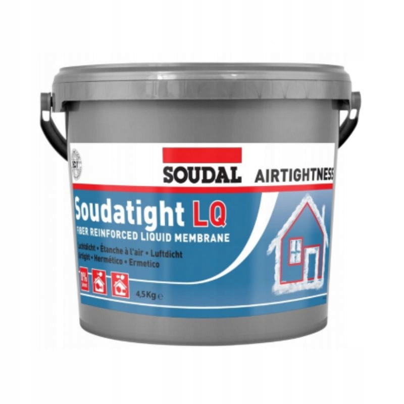 Soudal 145785 polyuretánové lepidlo 4,5 kg čierne