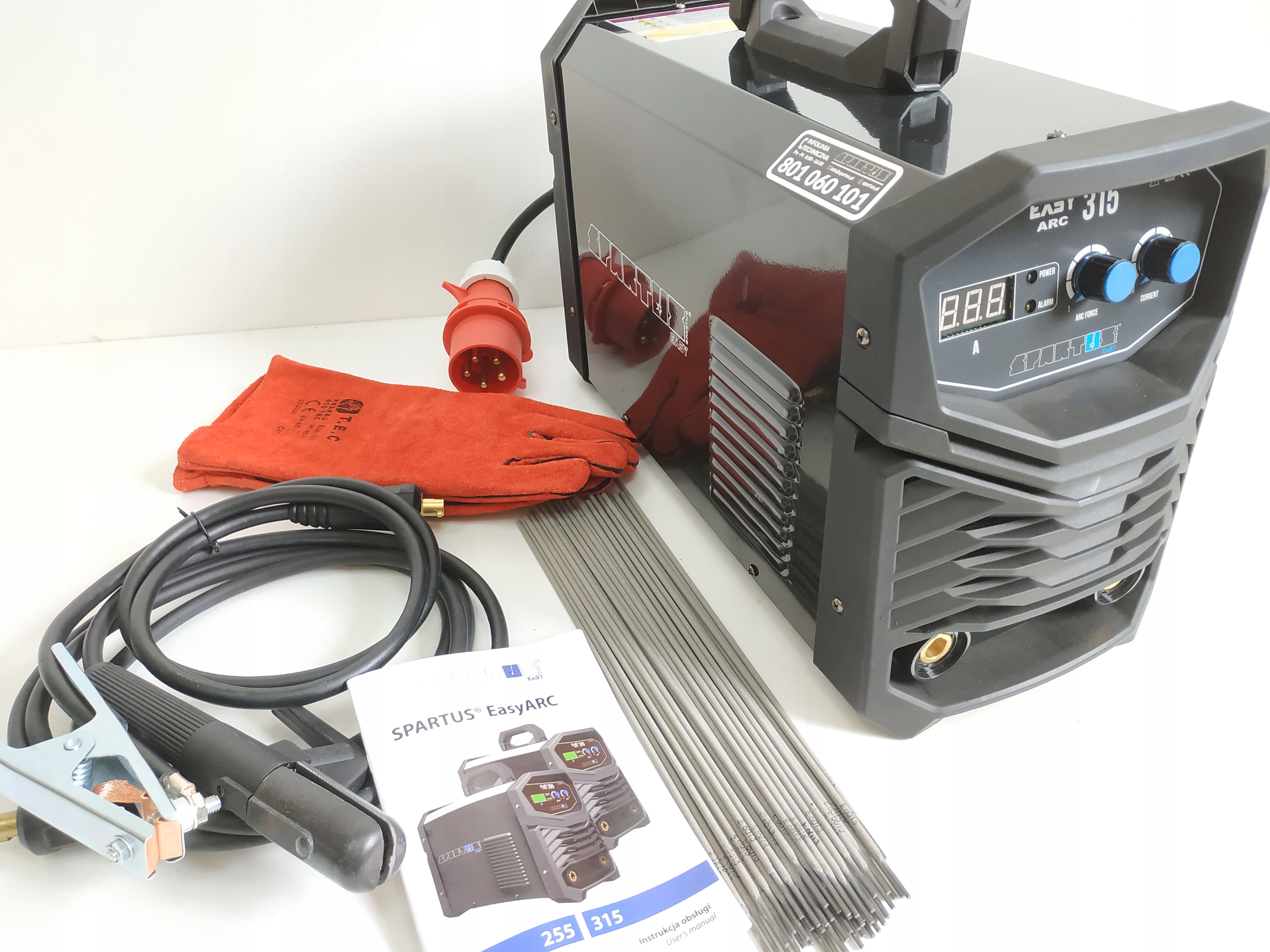 ZVÁRAČ ELEKTRODY SPARTUS EASY ARC 315 MMA