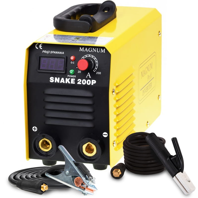 ZVÁRACÍ STROJ MMA 60% MAGNUM SNAKE 200P TIG INVERTER