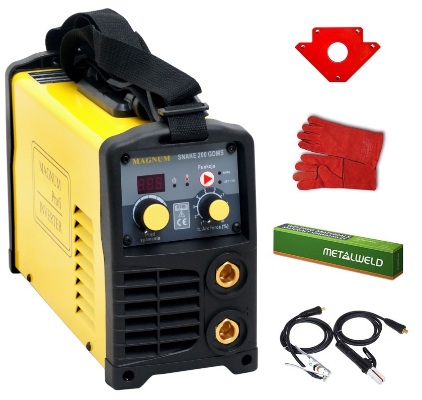 ZVÁRAČSKÁ SÚPRAVA MAGNUM SNAKE 200A MMA INVERTER