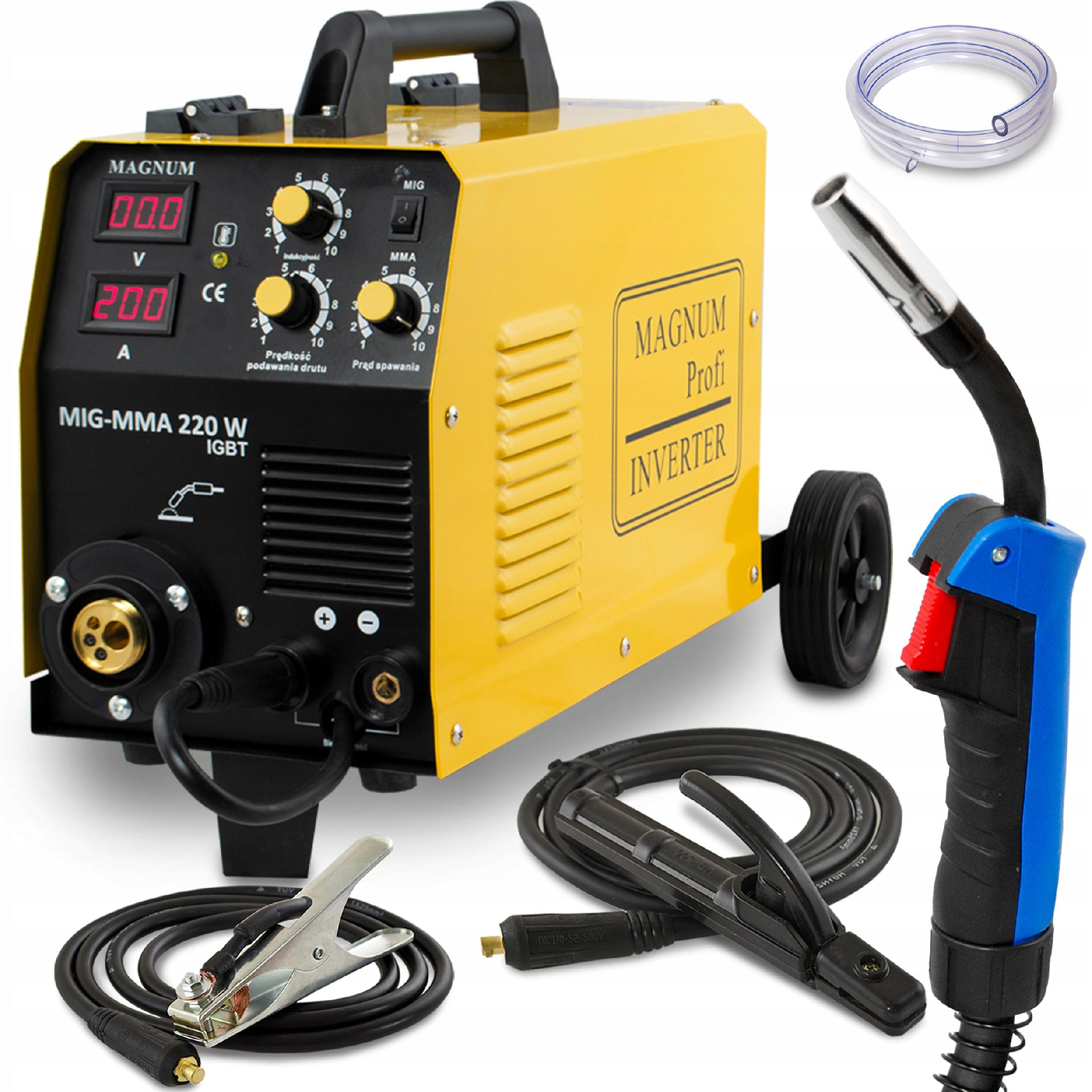 Zváračka MAGNUM MIG 220W MMA MIGOMAT 200A IGBT 2v1