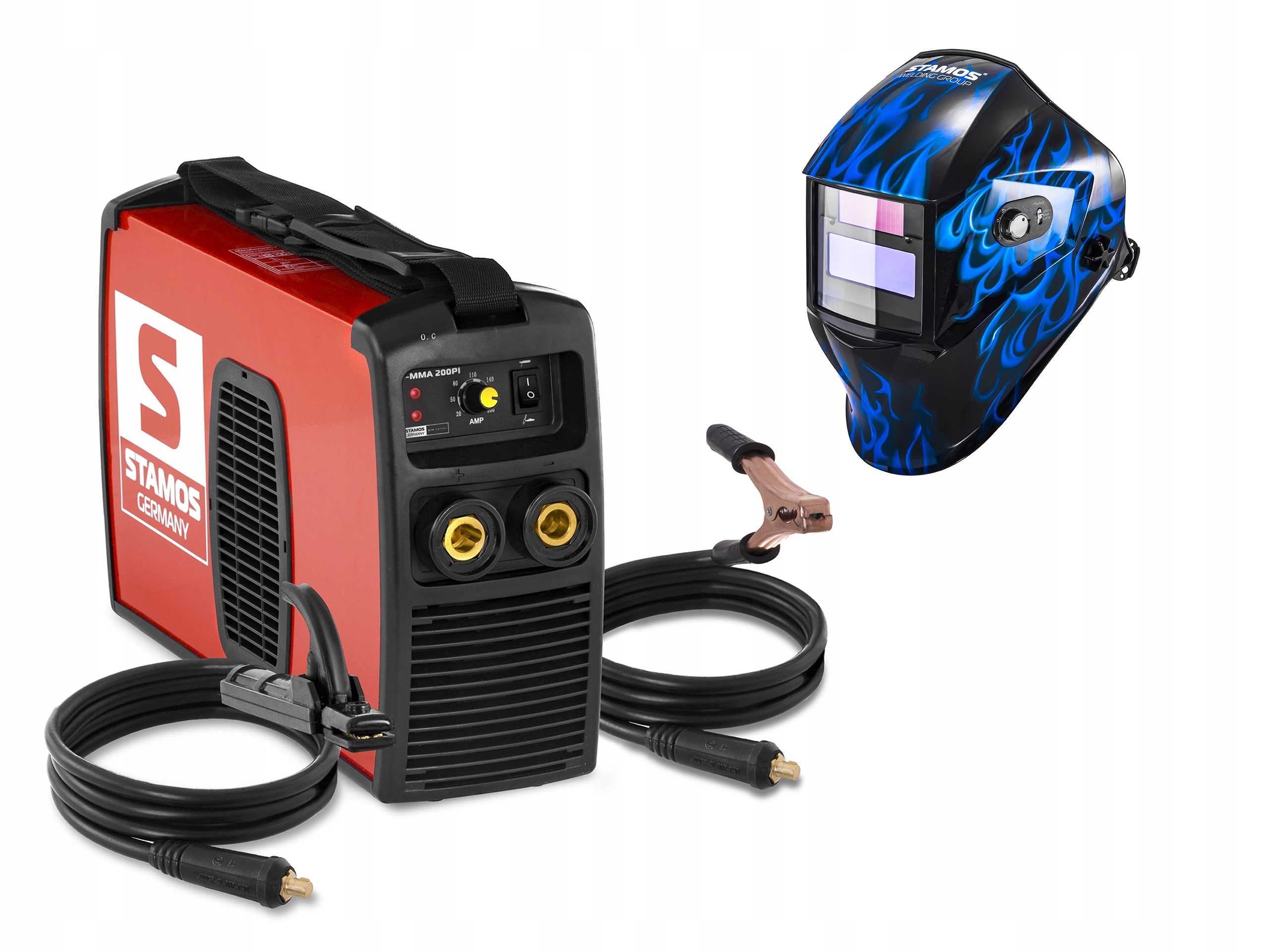 ZVÁRAČKA MMA 200 A 230 V IGBT + ZVÁRACIA MASKA