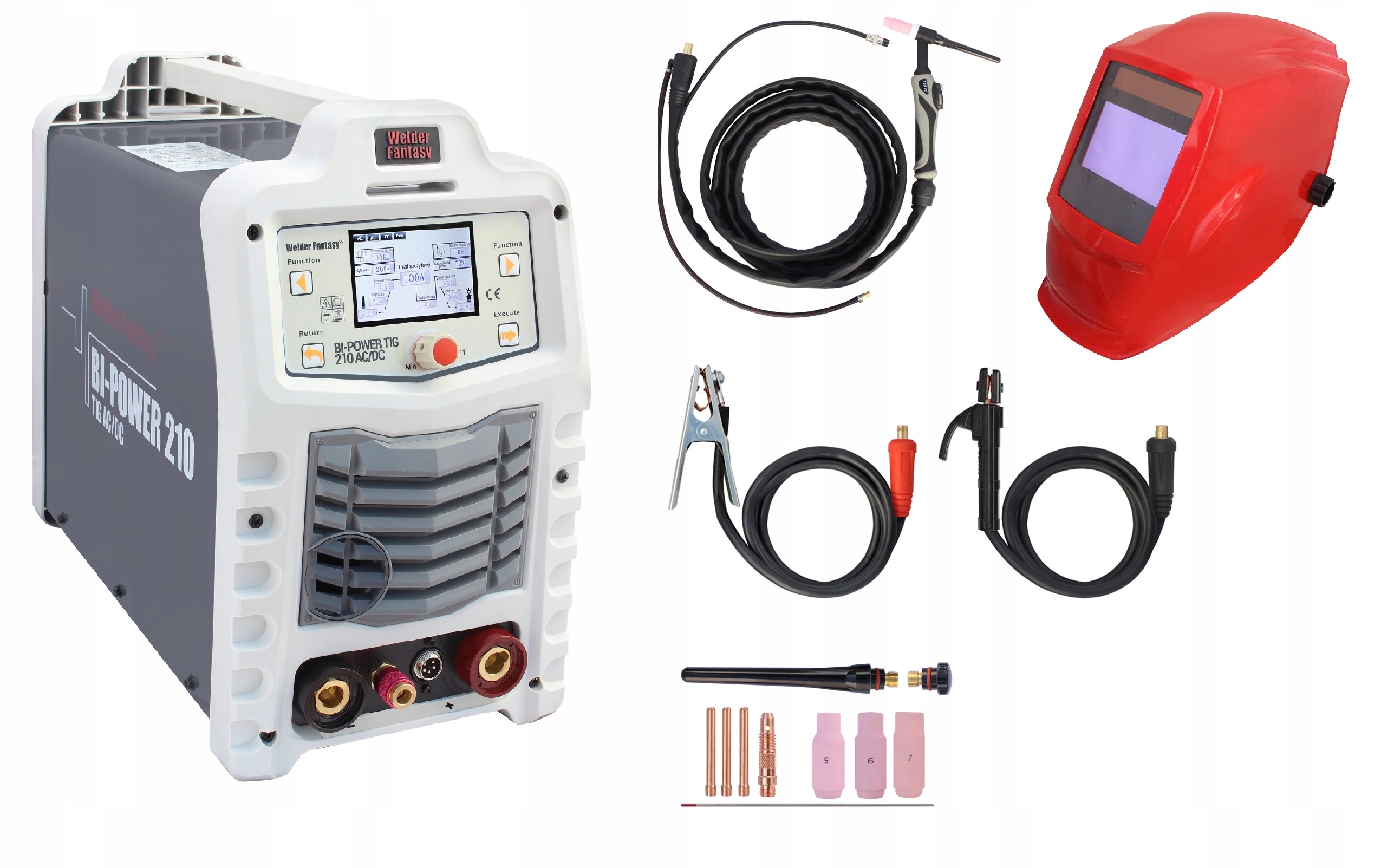 ZVÁRAČ TIG AC DC BI-POWER 210 IGBT PULZOVÁ SYNERGIA