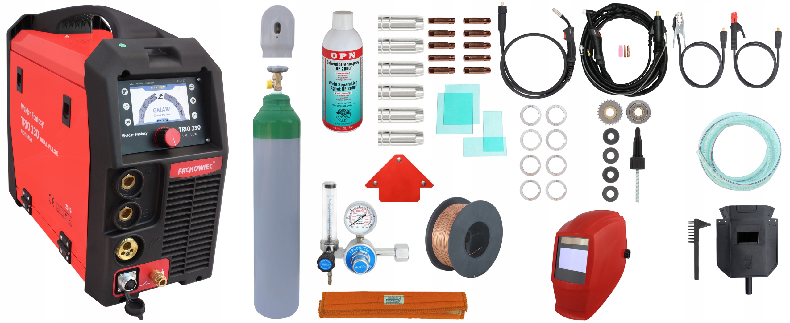 ZVÁRAČKA TRIO MIGMAG TIG DOUBLE PULSE SPOT KIT