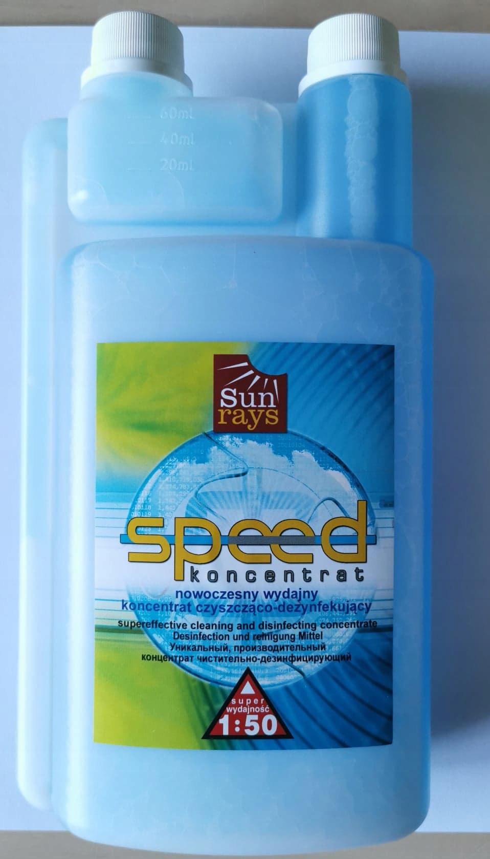 SPEED Dezinfekčný prostriedok pre fitnes solárium 1:50
