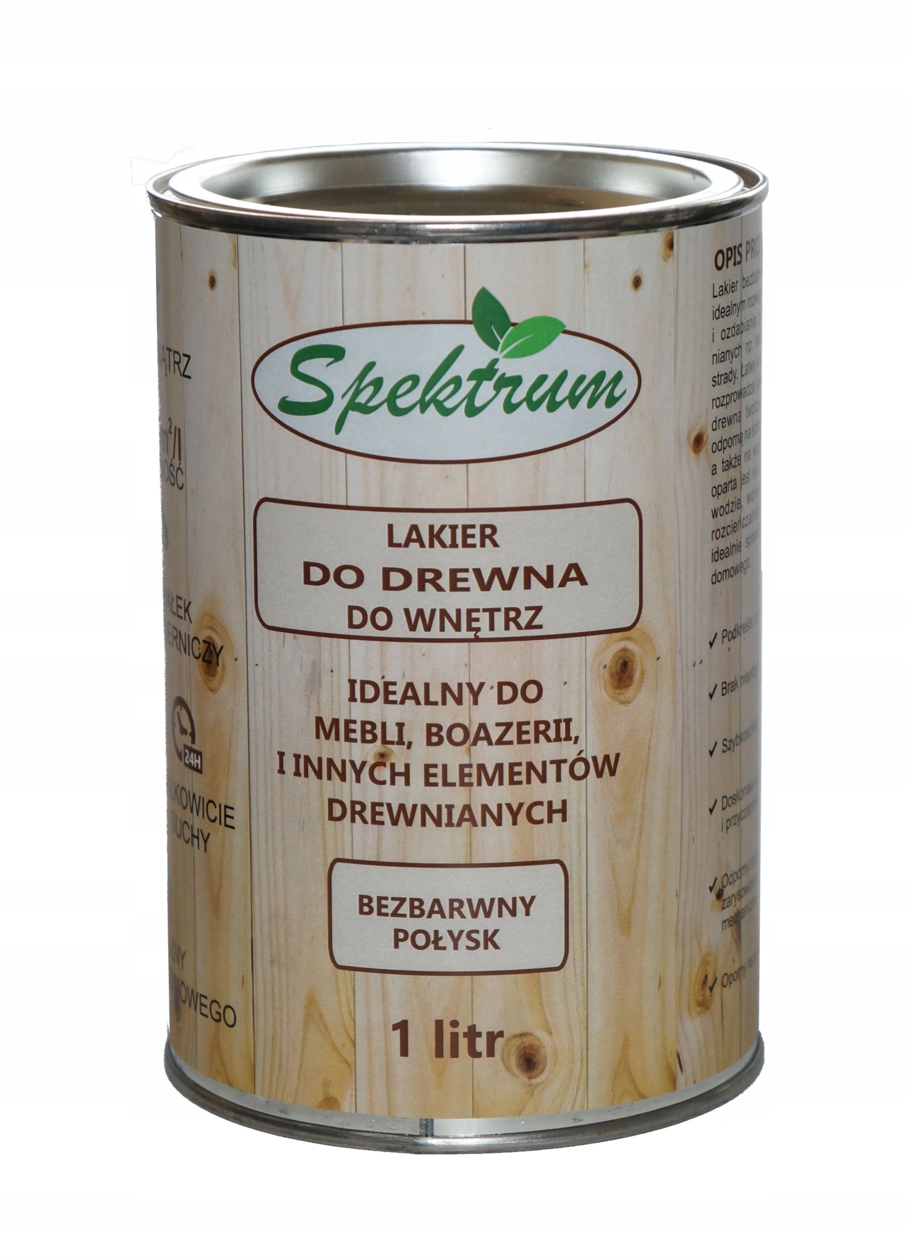 SPEKTRUM lak na drevo - bezfarebný lesk 1L