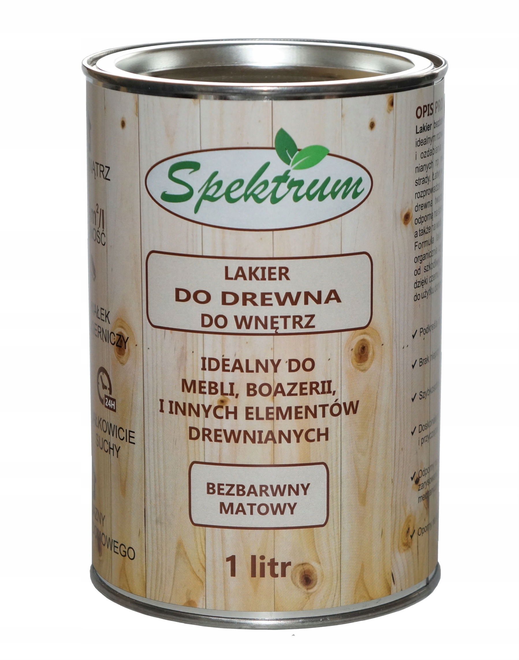 Spektrum bezfarebný lak na drevo 1 l
