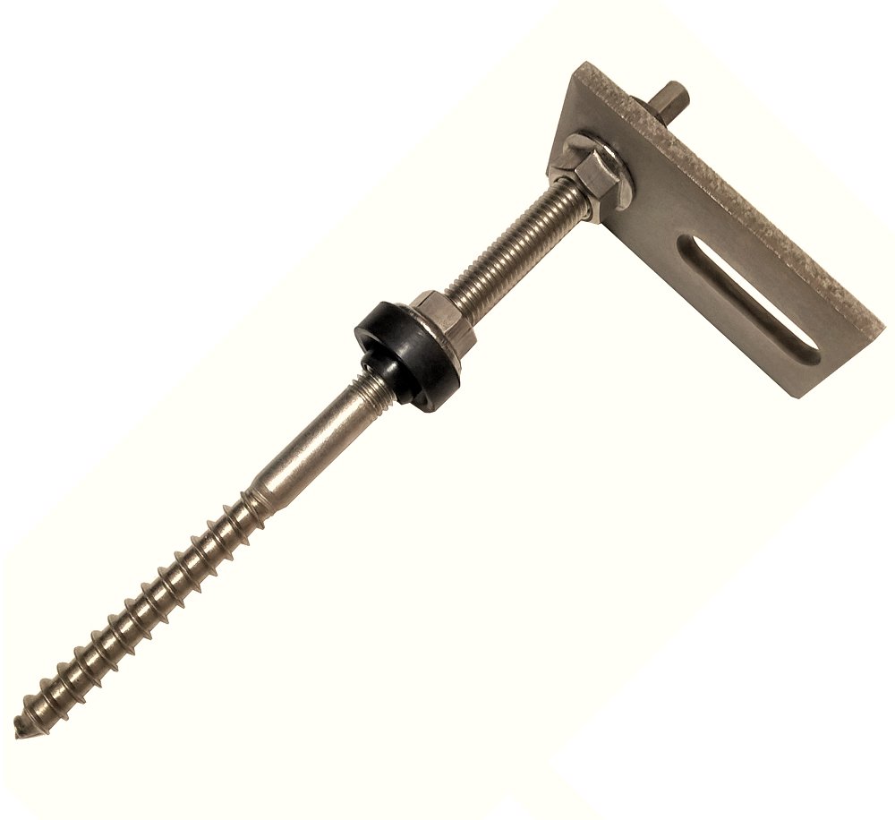 SKRUTKA M10x200 A2 DVOJITÝ ZÁVIT PV + ADAPTÉR - 10 KS