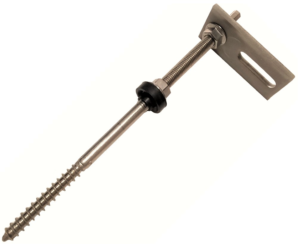 SKRUTKA M10x300 A2 DVOJITÝ ZÁVIT PV + ADAPTÉR - 10 KS.