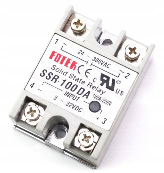 Polovodičové relé SSR-100A DC-AC FOTEK