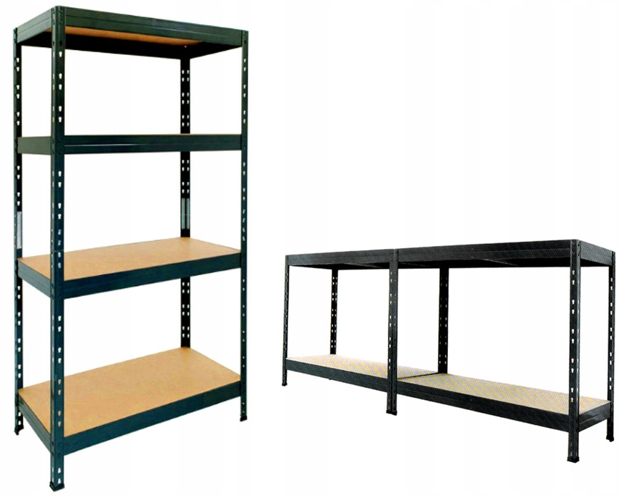AR-SHELVING kovový skladový regál 180 x 90 x 45 cm max 360 kg na policu